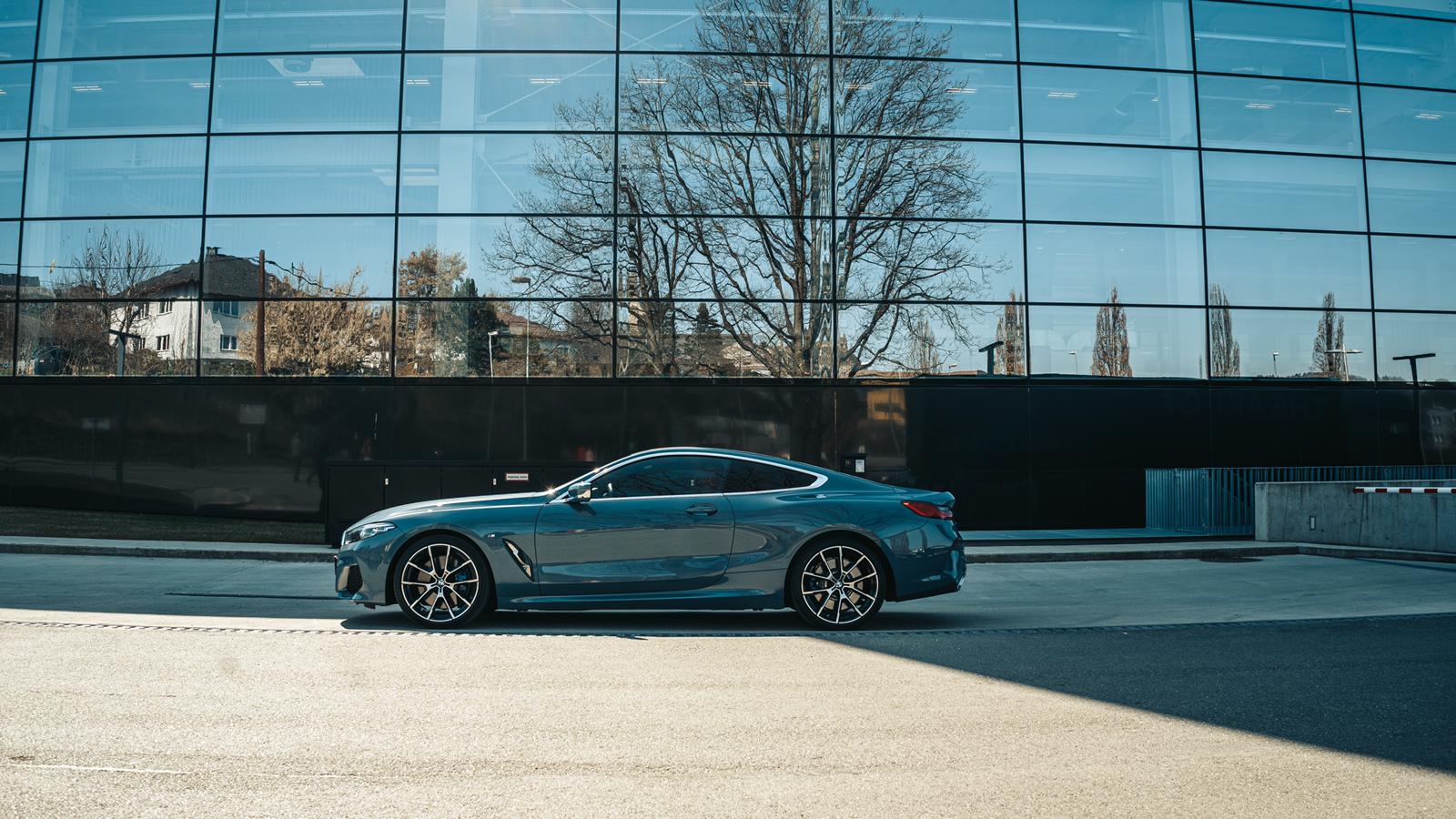 BMW 840d Gran Coupè Mercedes C53 AMG Coupe Matt