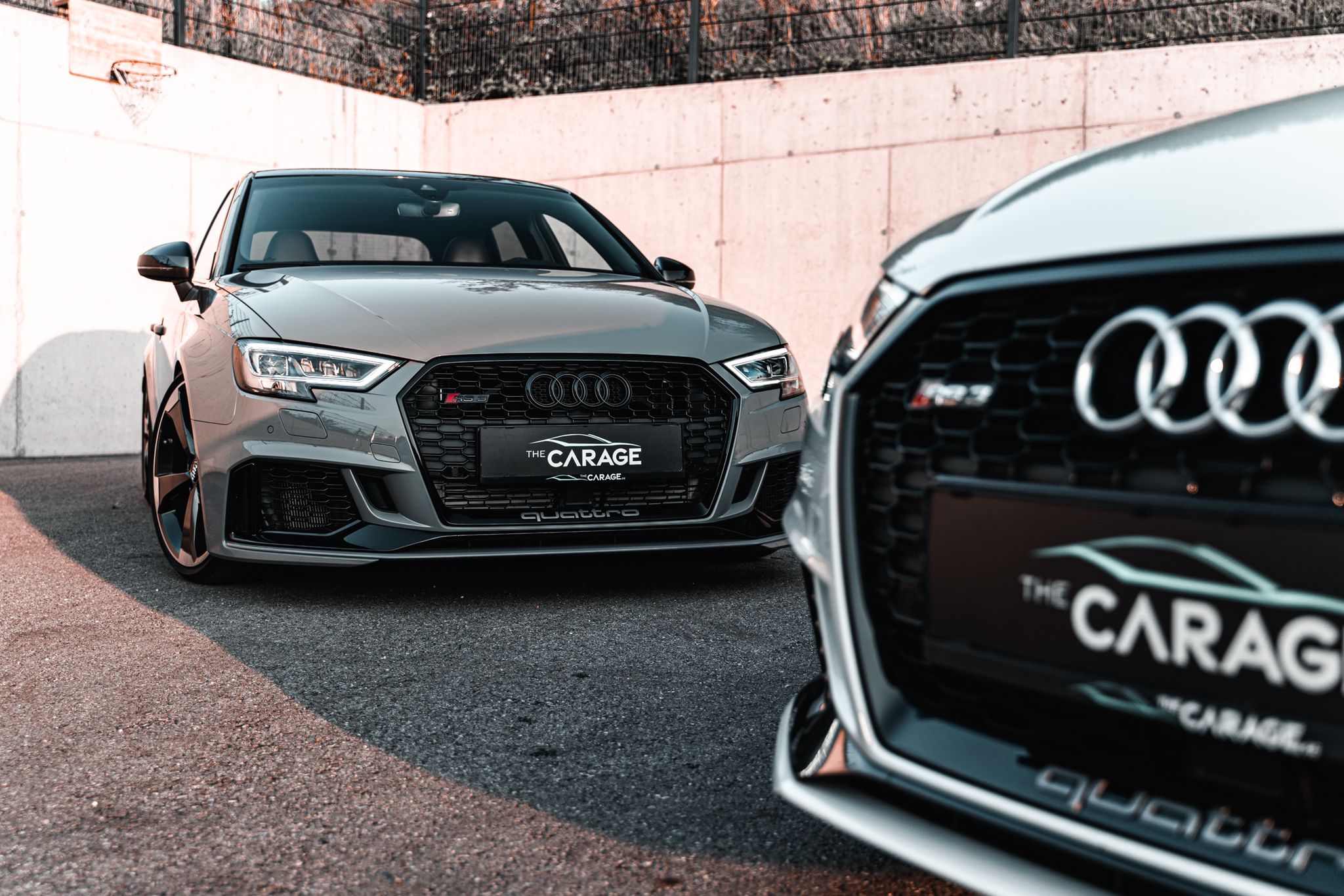 AUDI RS3 Mercedes C53 AMG Coupe Matt